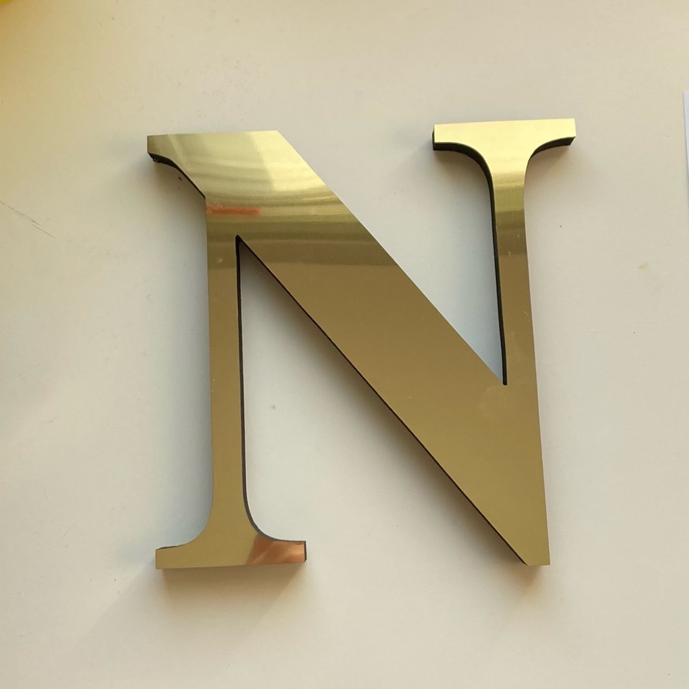Letter N decoration